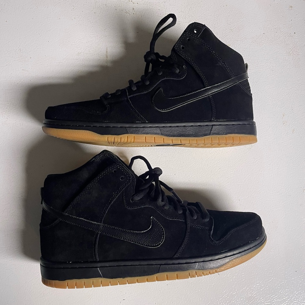 Nike Dunk High Black Gum Size 11